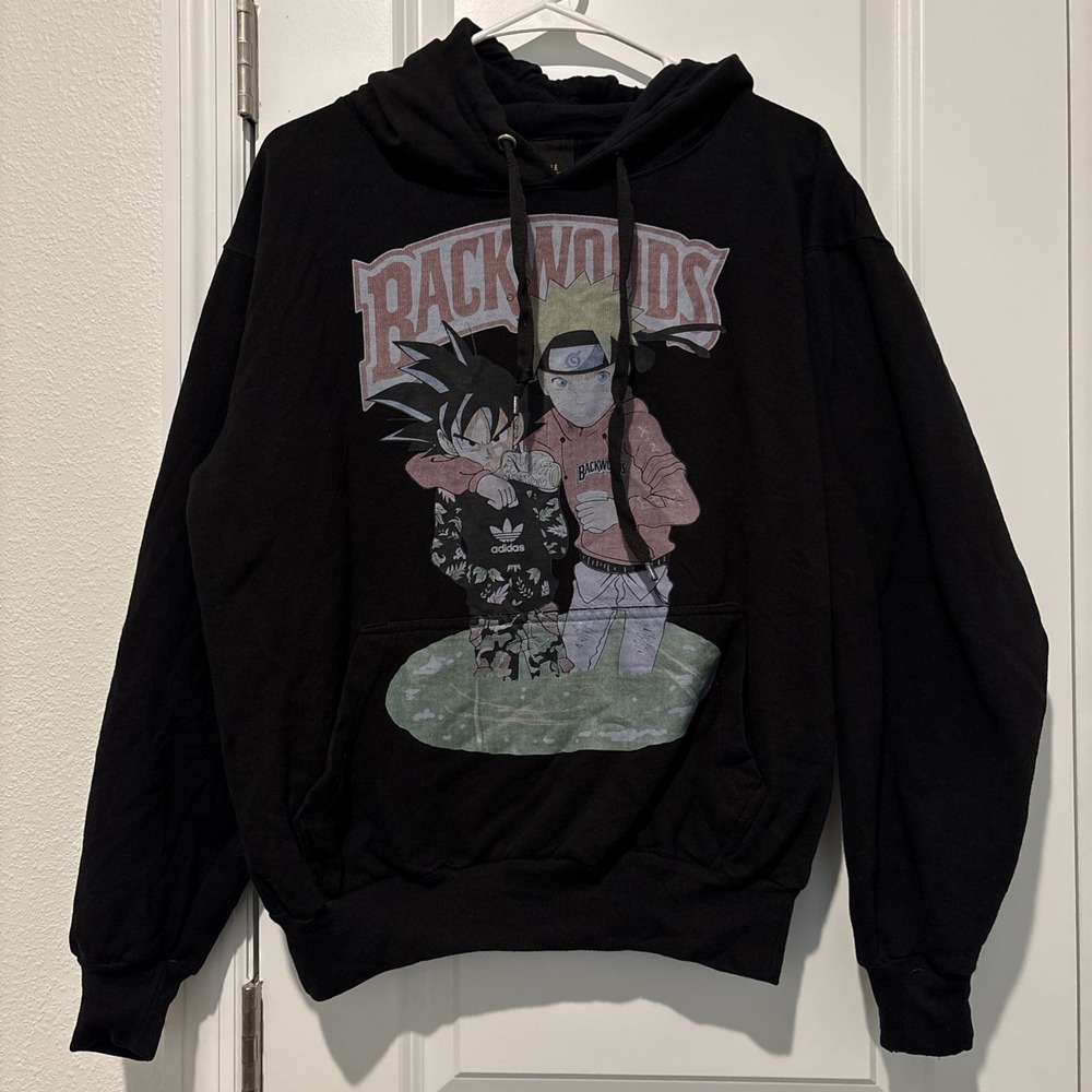 Celebrity‎ Style Vintage Naruto Backwoods Mens L Hoodie Anime